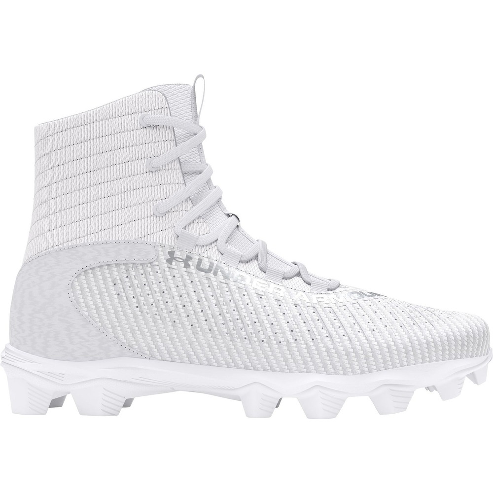 Under Armour Men's Highlight Franchise 2.0 RM Cleats - White/Silver, 10.5